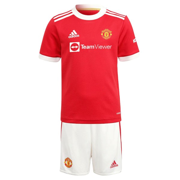 Maglia Manchester United Prima Bambino 21/22 Rosso